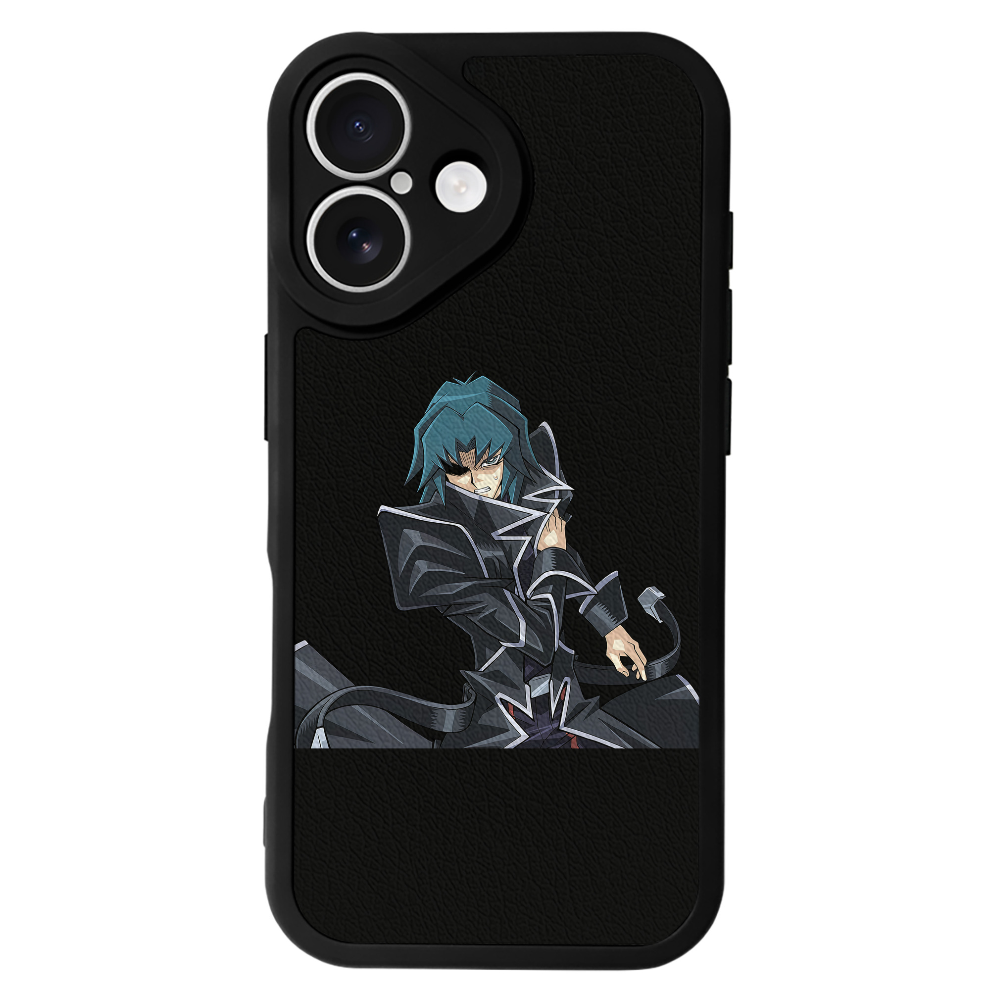 （画像用） 遊☆戯☆王 Yu-Gi-Oh! 【iPhone 16シリーズ対応】シリコンスマホケース（レザー調） 材質：シリコン